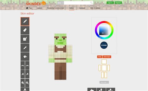 Skin Editor .